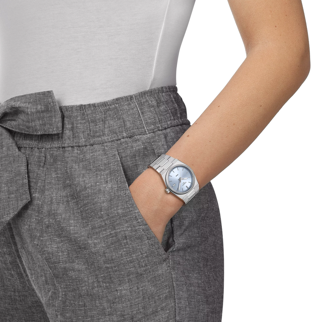 Tissot Women's PRX Light Blue Dial Watch | T137.210.11.351.00