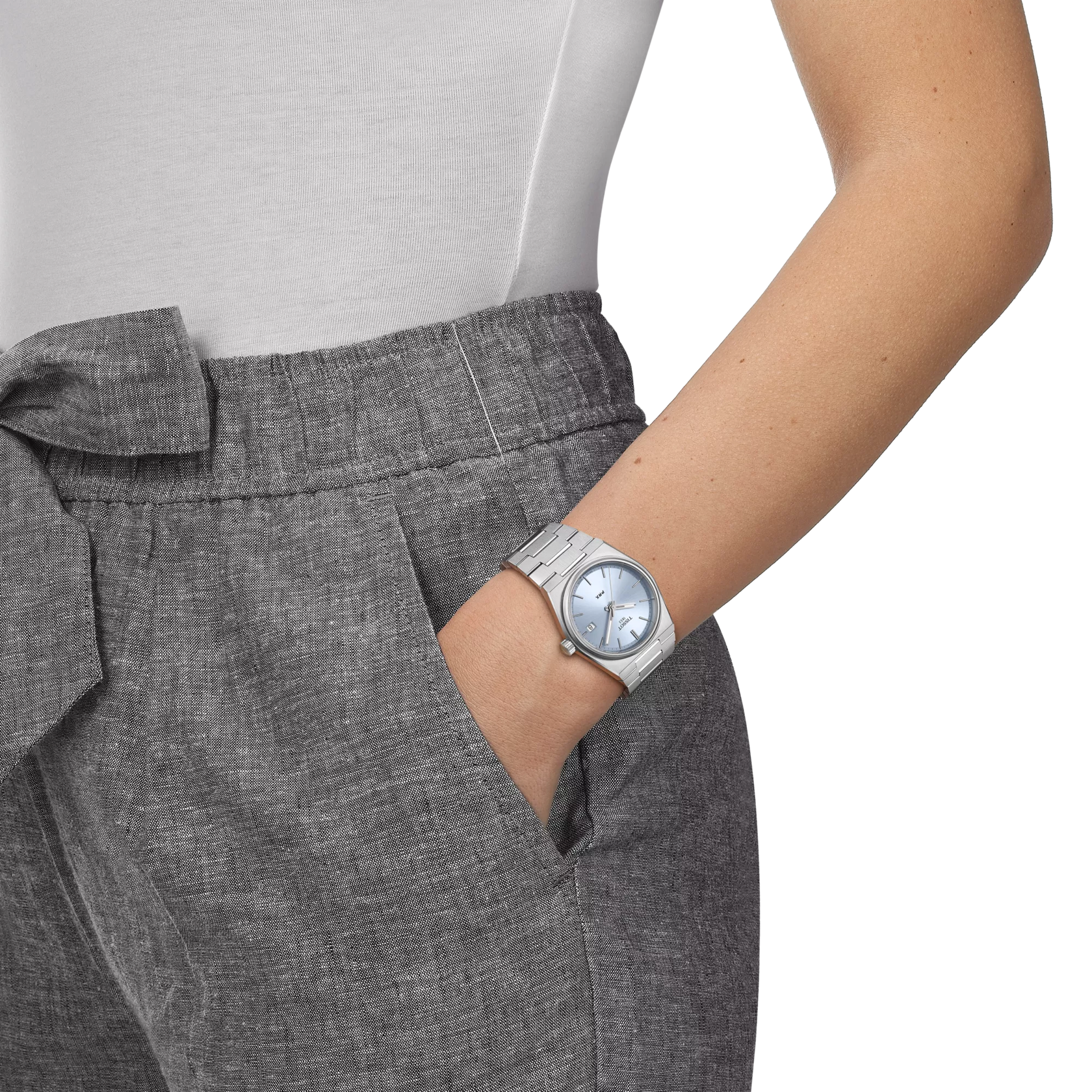 Tissot Women's PRX Light Blue Dial Watch | T137.210.11.351.00