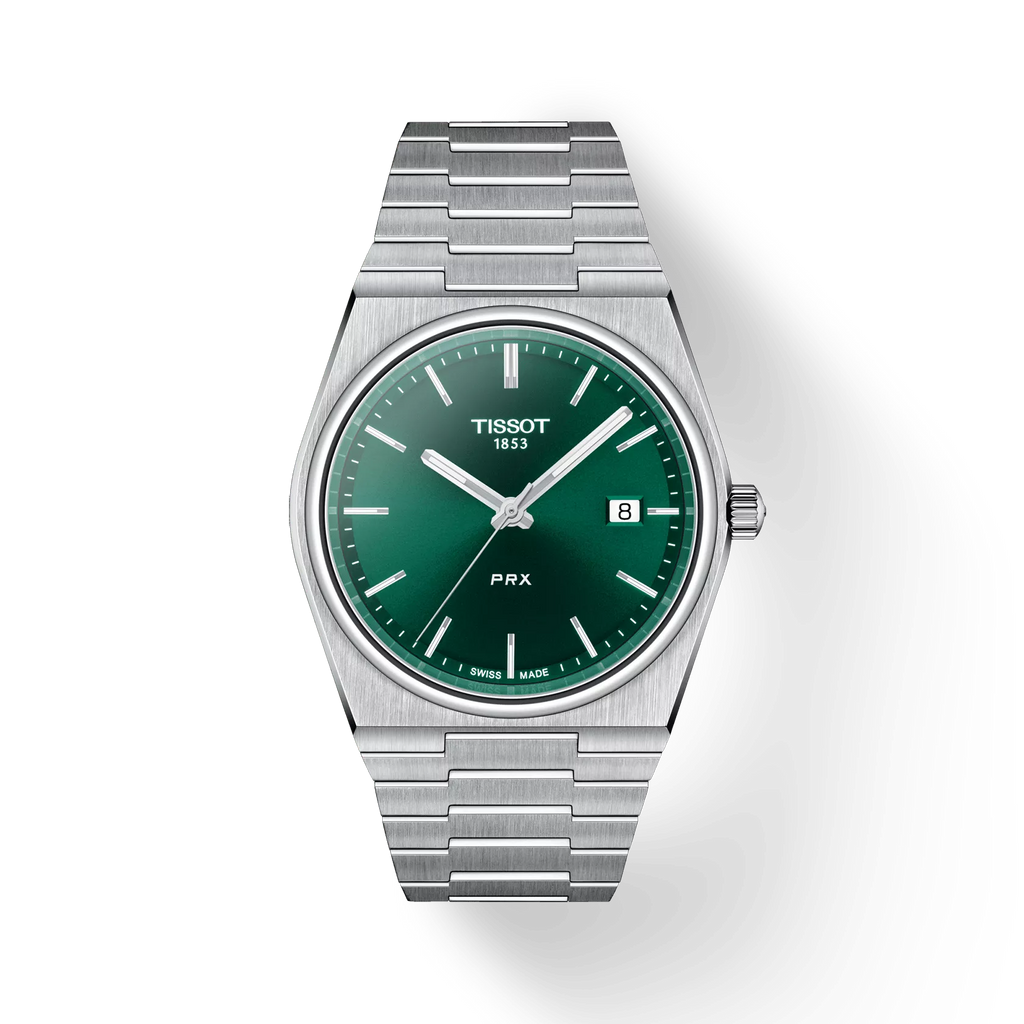 TISSOT Men's PRX Green Dial Watch | T137.410.11.091.00