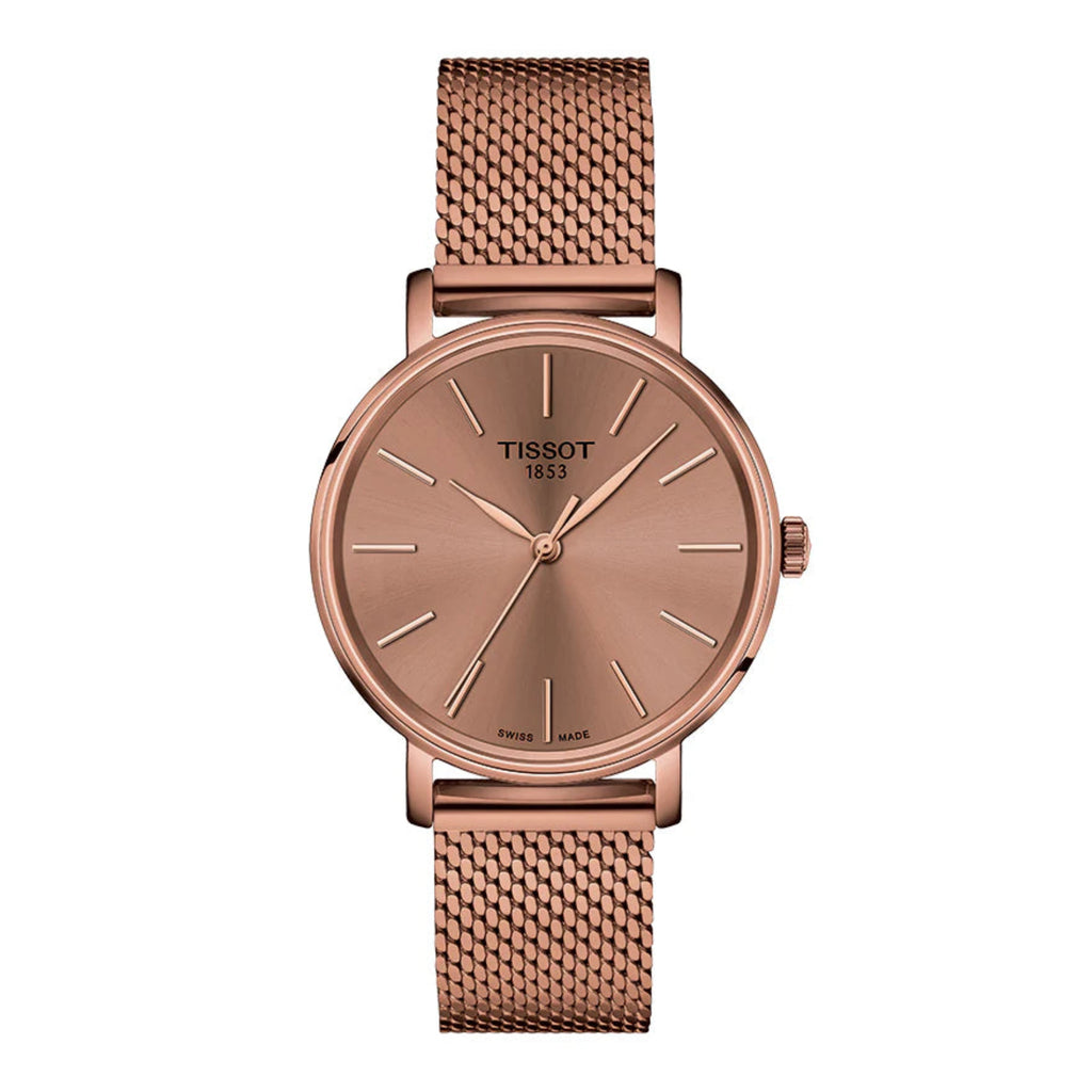 TISSOT Women's Everytime Rose Gold Watch | T143.210.33.331.00