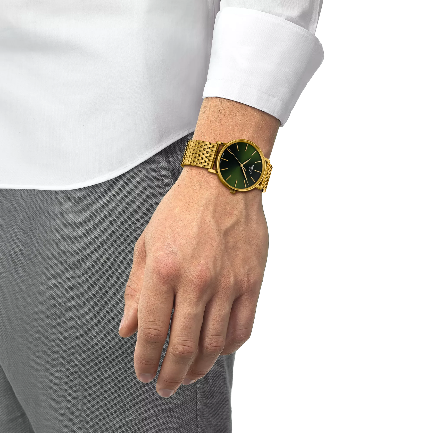 TISSOT Men's Everytime Gold Band Watch | T143.410.33.091.00
