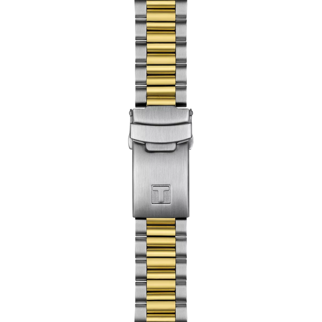 TISSOT Men's PR516 Silver Gold Watch | T149.417.22.051.00
