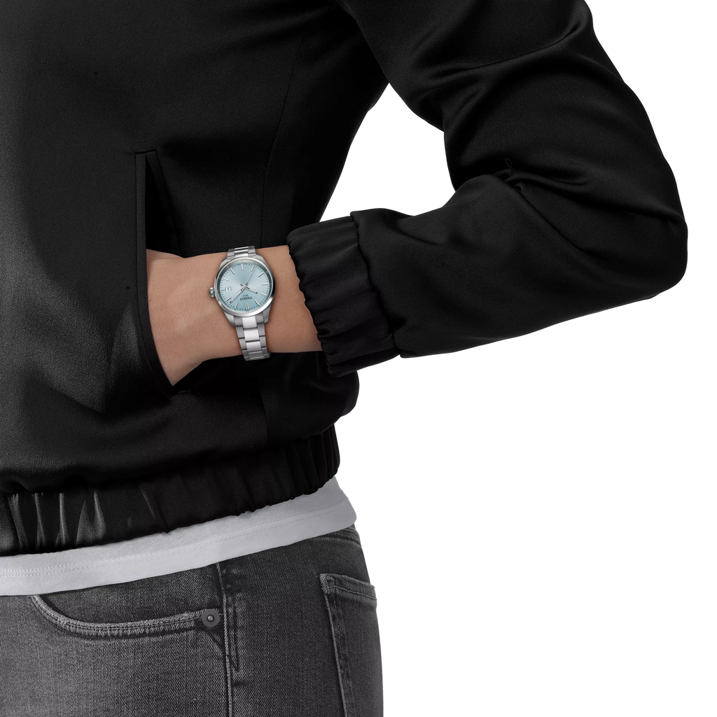 TISSOT Women's PR 100 Ice Blue Dial Watch | T150.210.11.351.00