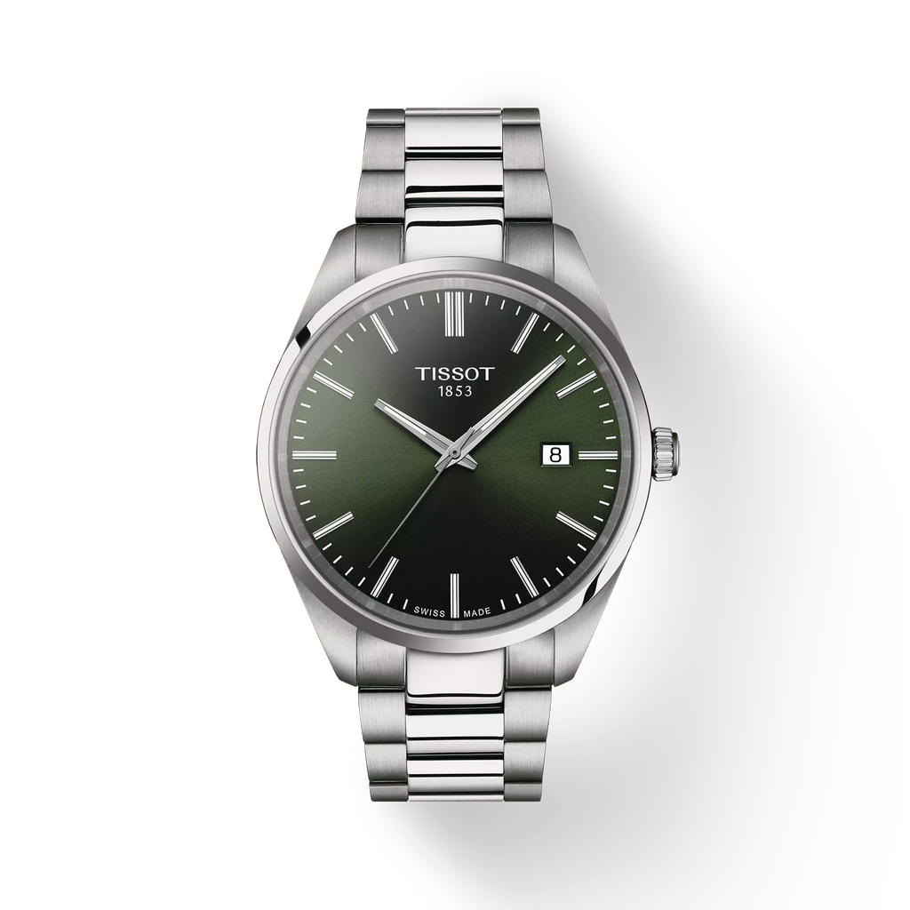 TISSOT Men's PR 100 Green Dial Watch | T150.410.11.091.00