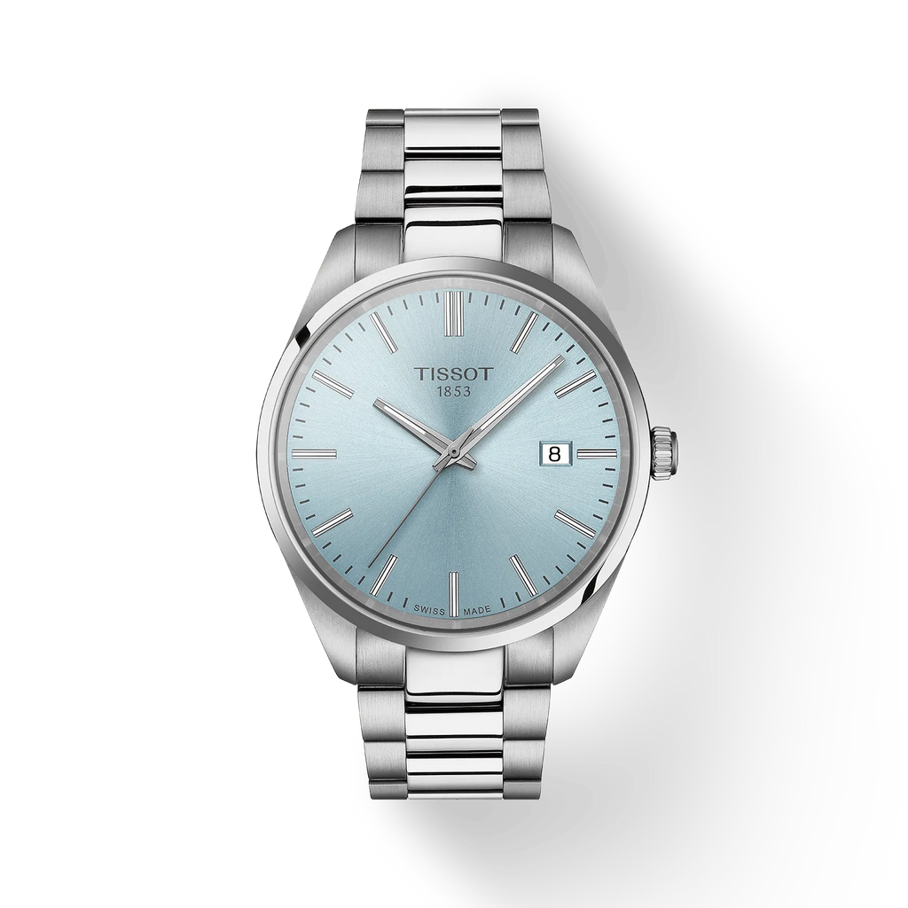 TISSOT Men's PR 100 Ice Blue Dial Watch | T150.410.11.351.00
