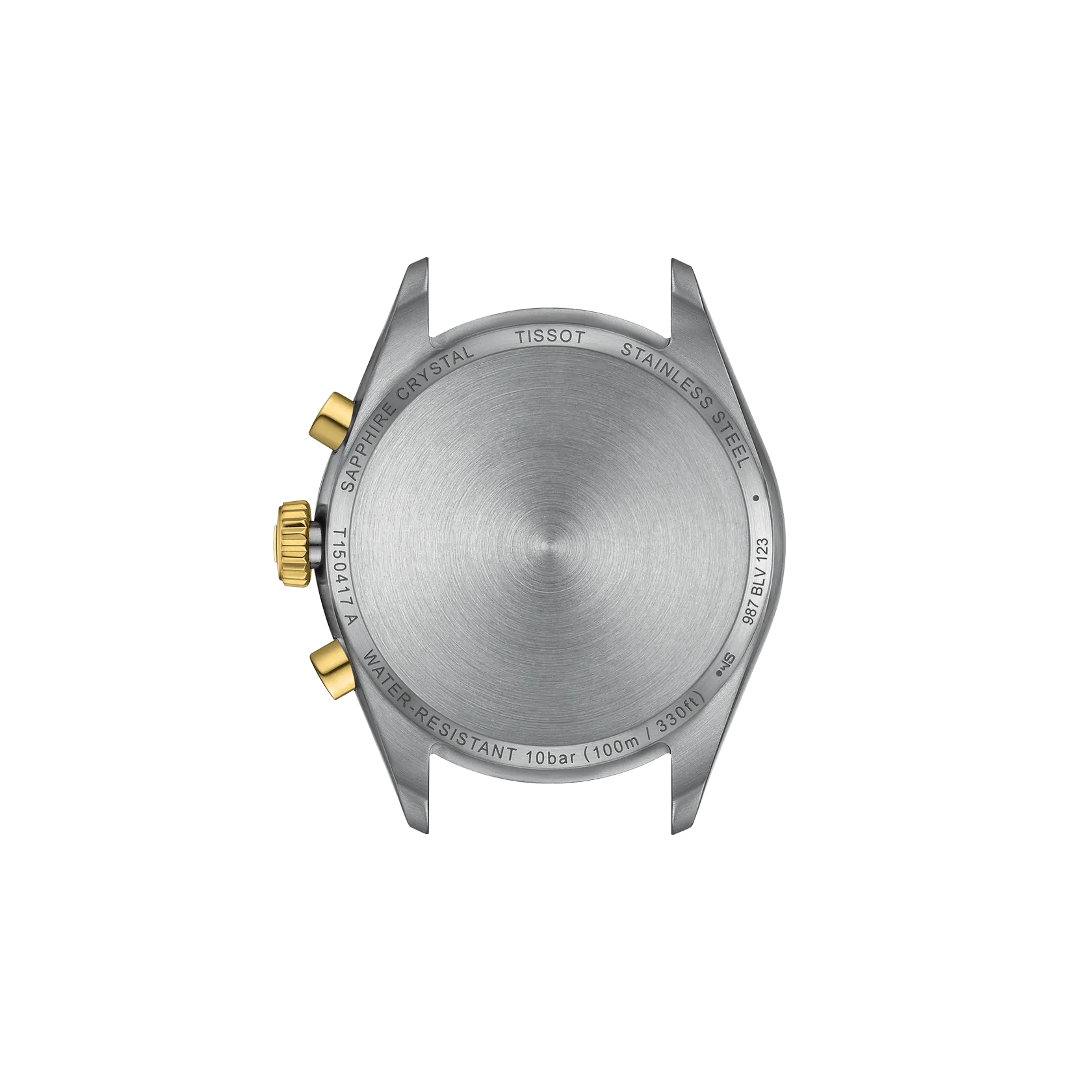 TISSOT Men's PR 100 Silver Gold Band Watch | T150.417.22.051.00
