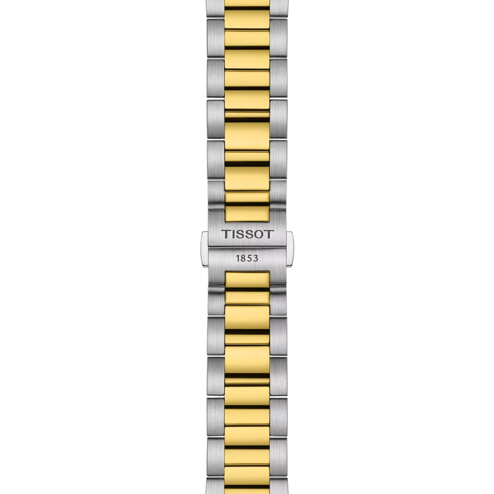 TISSOT Men's PR 100 Silver Gold Band Watch | T150.417.22.051.00
