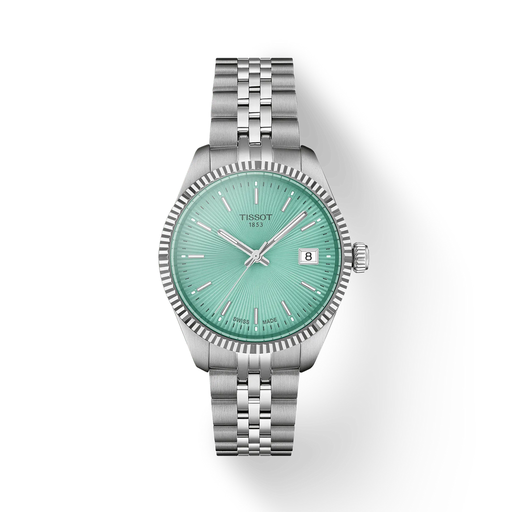 TISSOT Women's Ballade Light green Dial Watch | T156.210.11.091.00