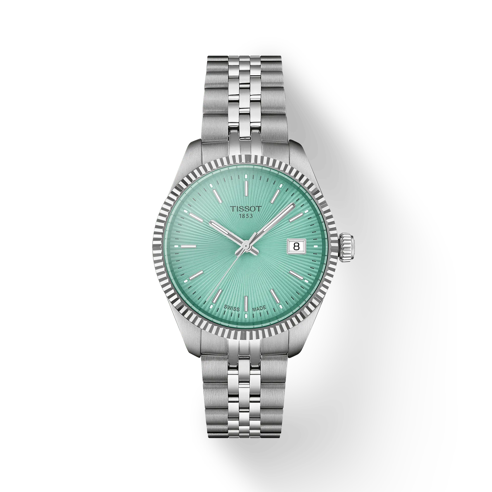TISSOT Women's Ballade Light green Dial Watch | T156.210.11.091.00