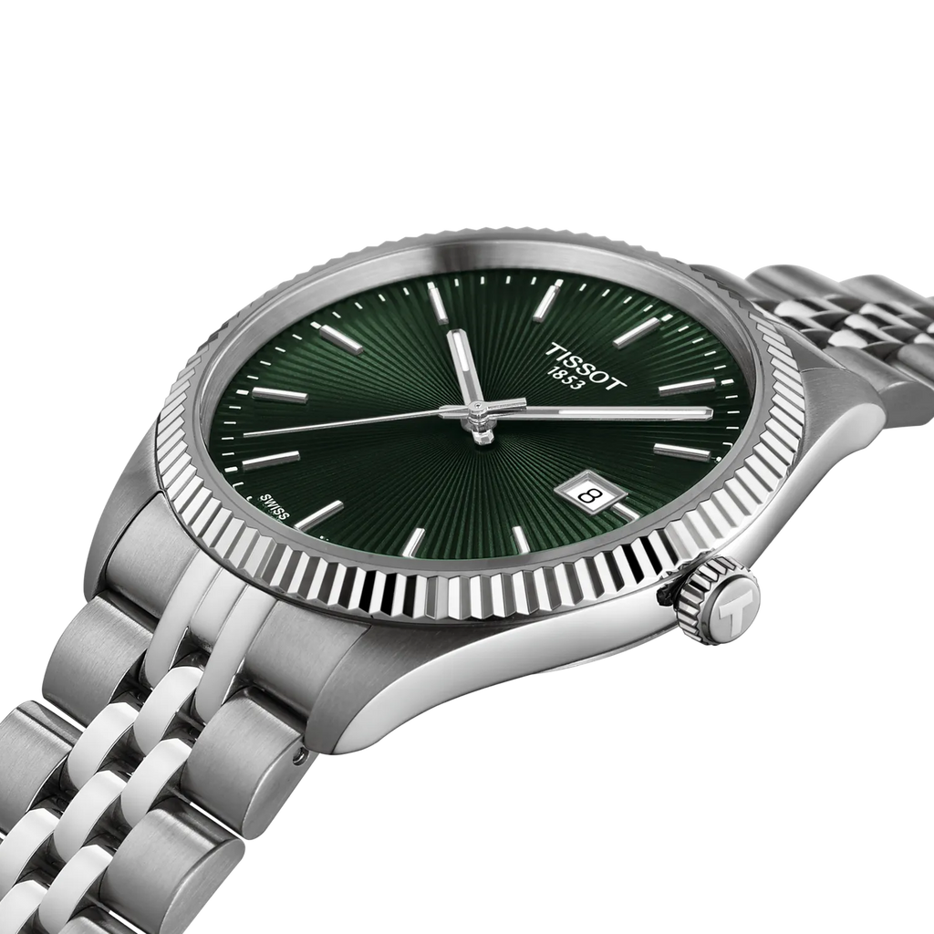 Tissot Men's Ballade Green Dial Watch | T156.410.11.091.00