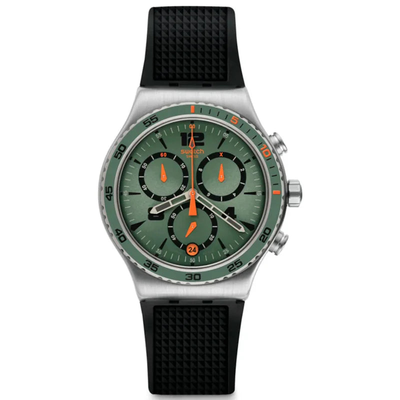 SWATCH Men's Green Dial Watch | YVS402C