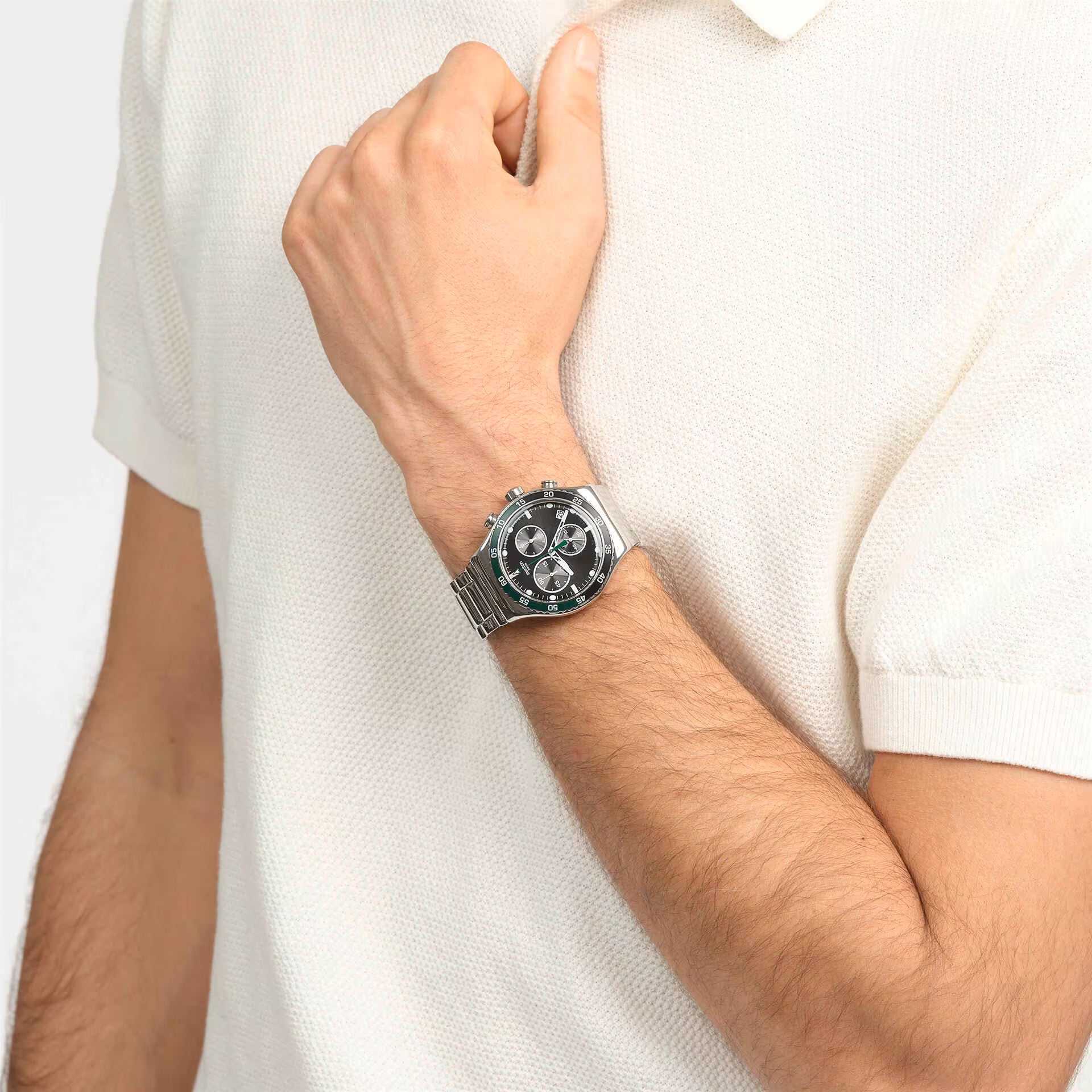 SWATCH Unisex Dark Green Irony Watch | YVS506G