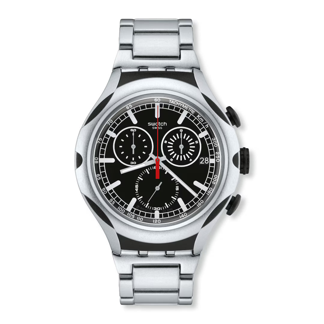 SWATCH Men's Black Energy Watch | YYS4000AG