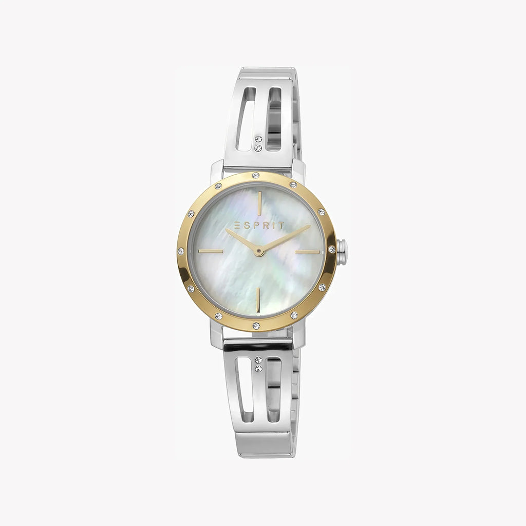 Esprit Women's Stainless Steel Watch, White Mother Of Pearls | Es1l123m0078