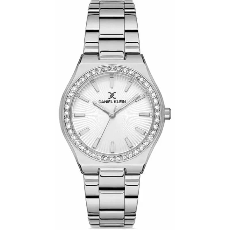 Daniel klein Silver Color Stainless Steel Strap Watch for Women | DK.1.13040-1