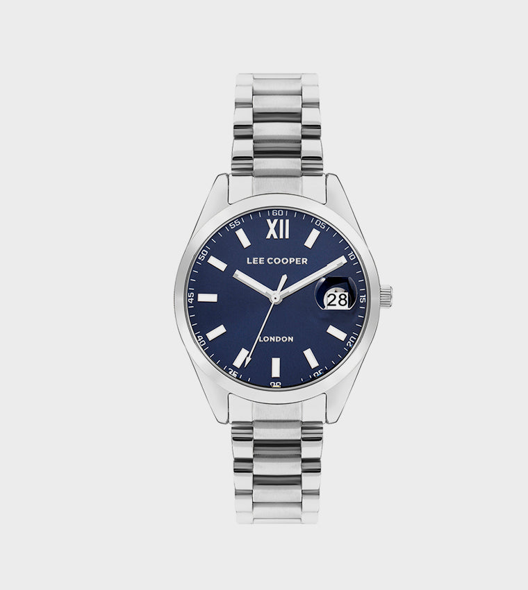 LEE COOPER Women’s Analog Dark Blue Dial Watch – LC07827.390