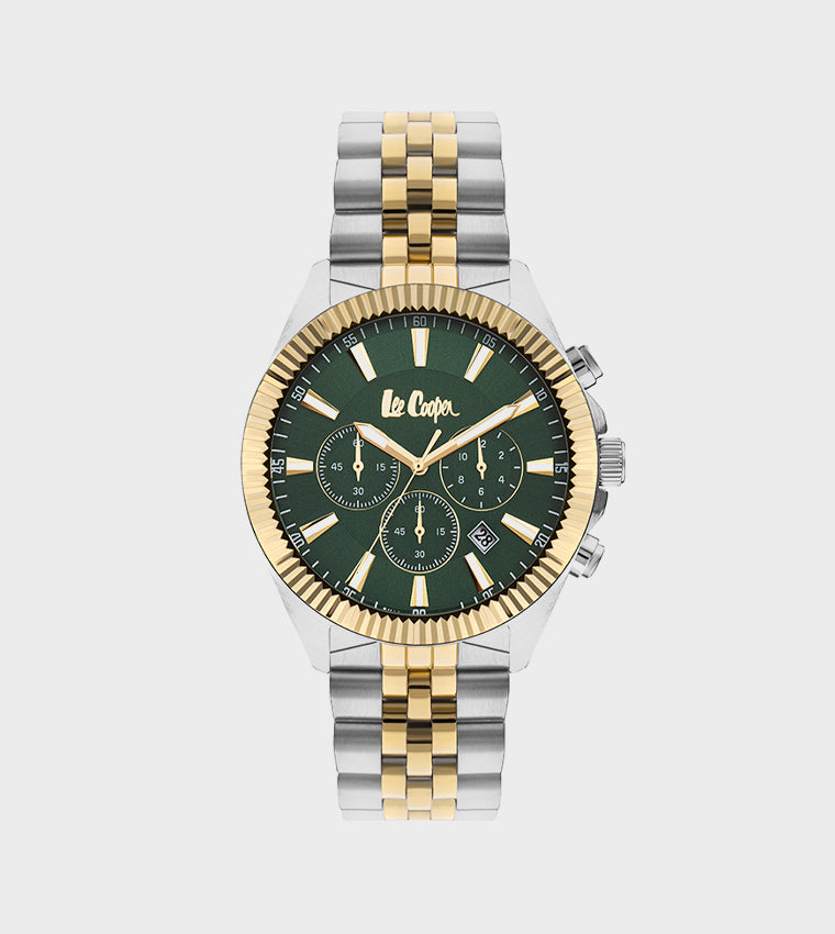 LEE COOPER Men’s Multi Function Green Dial Watch – LC07838.270