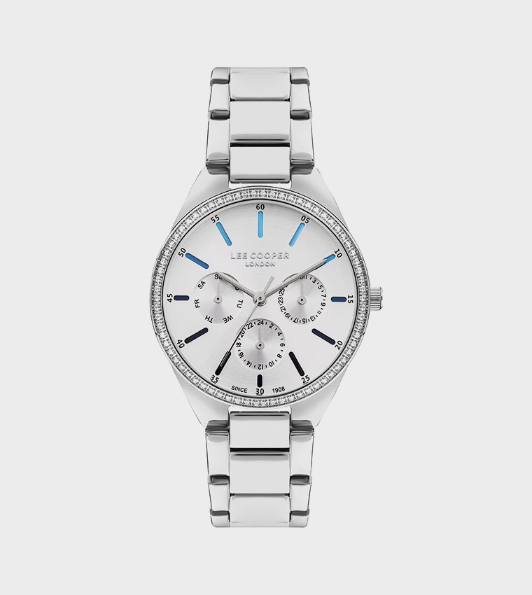 LEE COOPER Women’s Analog Silver Dial Watch – LC07863.390