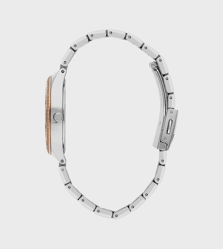 LEE COOPER Women’s Analog Silver Dial Watch – LC07863.530