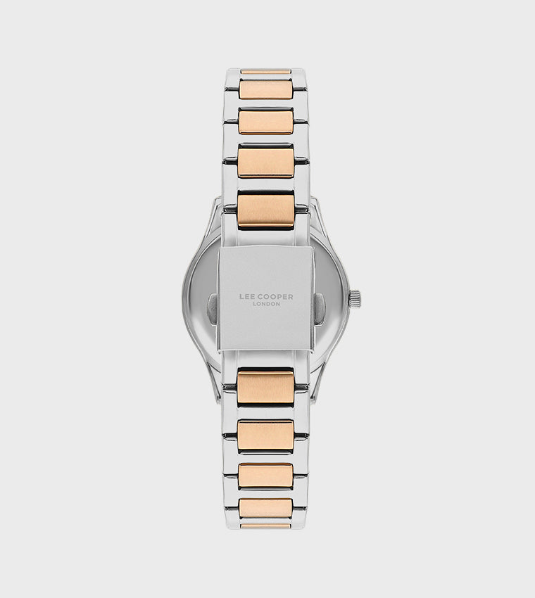 LEE COOPER Women’s Analog White MOP Dial Watch – LC07869.520