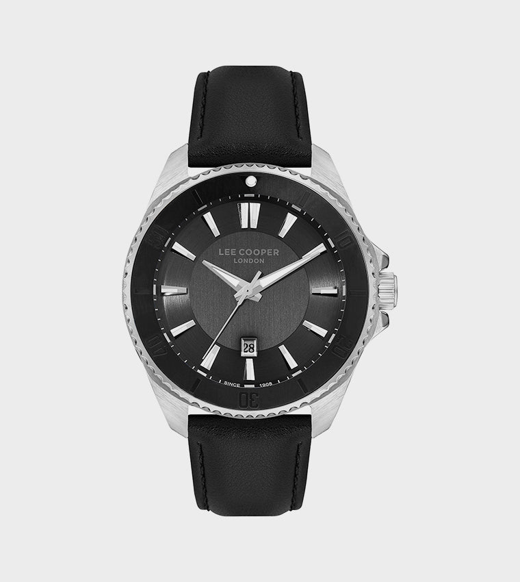 LEE COOPER Men’s Analog Black Dial Watch – LC07870.351