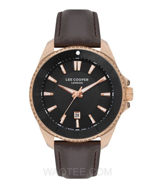 LEE COOPER Men’s Analog Black Dial Watch – LC07870.464