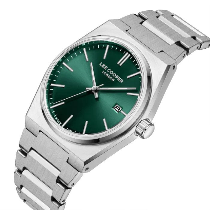 LEE COOPER Men’s Analog DARK GREEN Dial Watch – LC08196.370